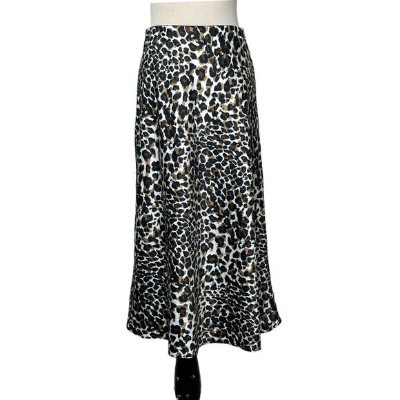 Express animal print midi A Line skirt size XS - Picture 11 of 13